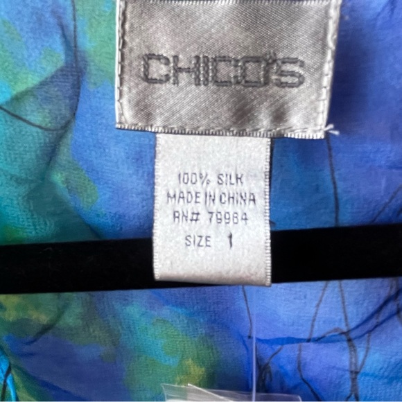 Chico’s Mantis Mariposa L/S Cardigan SEP MULTI; NWT; M/8 - Picture 6 of 11